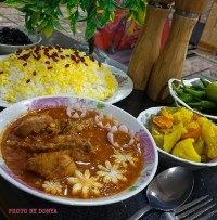 خورش مرغ