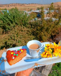 کیک کافی میکس آسمان زیبا