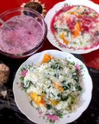 آش انار (محلی گلستان) ورق زدنی،عکس مراحل