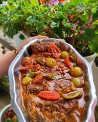 بادمجان شکم پر