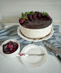 چیز کیک مغزدار