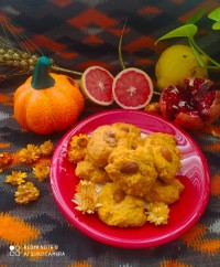 کوکی پاییزی کدو حلوایی