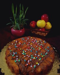 کیک سیب و ماست