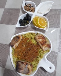باقلی پلو با ماهی جنوب