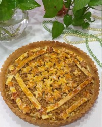 تارت سیب و گردو