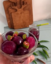 پیاز ترشی ورق زدنی