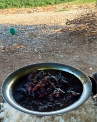 خورشت سبزی با گوشت گوسفندی