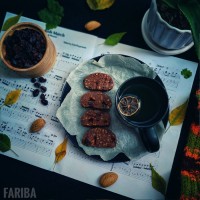 کوکی کشمشی (بدون پخت)