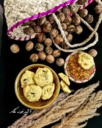 کلوچه گردو و کشمش