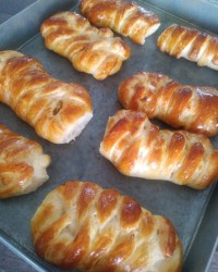 اشترودل مرغ و قارچ