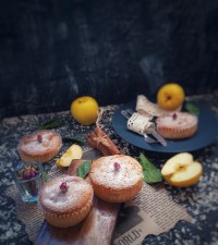 کیک پای سیب بدون کره