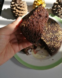 کیک شکلاتی فوری (کم کالری)