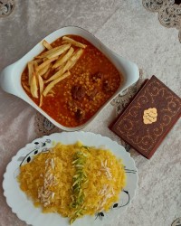 شکرپلو شیرازی و قیمه