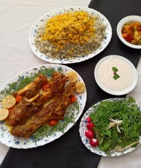 چلو گوشت زعفرانی