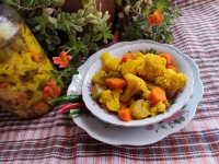 ترشی گل کلم فوری