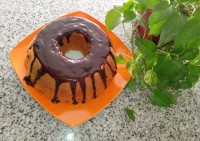 کیک گردویی شکلاتی