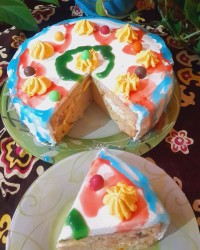 ❤کیک خامه ای ❤