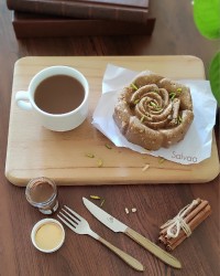 کیک یخچالی موزی آسان