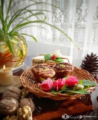کیک کاپوچینو گردویی
