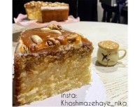 کیک_خیس_ با_سس_ کاراملی