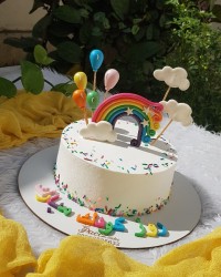 کیک خامه ای جذاب