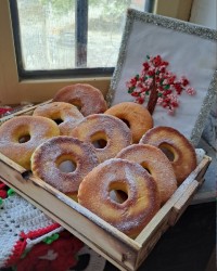 دونات کدوحلوایی (کم روغن)