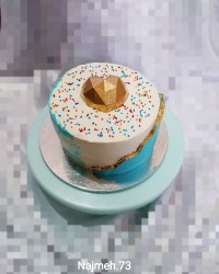 کیک اسفنجی باتکنیک فالت لاین