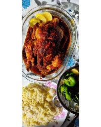 مرغ شکم پر بدون فر