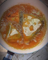 ماهی سرخ شده (ماهی حلوا)