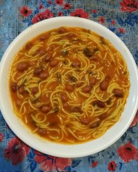 سوپ لوبیا چیتی