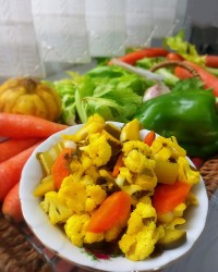 ترشی گل کلم فوری