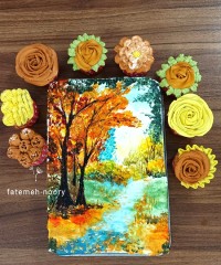 نقاشی روی کیک