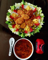 کوکوی مرغ و پیازچه
