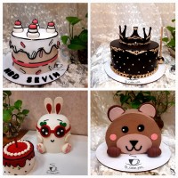 کیک های خامه ای