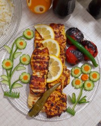 دیزاین بشقاب جوجه مهمون آقایی❤️