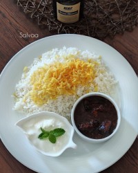 فسنجون مجلسی با مرغ