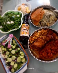 سبزی پلو با ماهی ورق بزن مهربونم