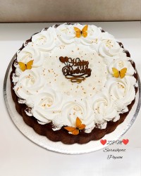 کیک شکلاتی پنبه ای