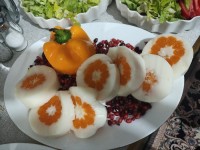 دسر مغزدار نارنگی