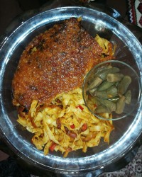 ماکارونی آشیانه ای.