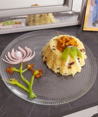 عدس پلو (کمپوت به