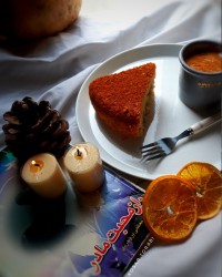 کیک هویج گردو بدون فر