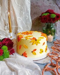 کیک شیفون نارگیلی