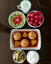 کوفته مرغ تبریزی بدون تخم مرغ