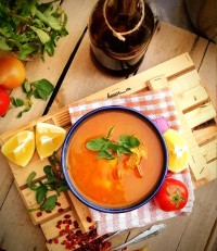 سوپ مرغ ساده