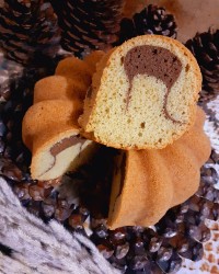 کیک نسکافه ای ساده