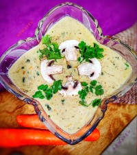 سوپ شیر وقارچ مجلسی