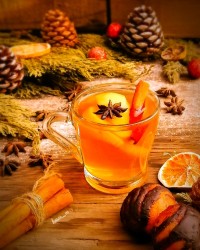 دمنوش به،سیب،دارچین