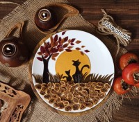 بشقاب لواشک و انجیر