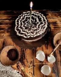 کیک تریلیچه شکلاتی